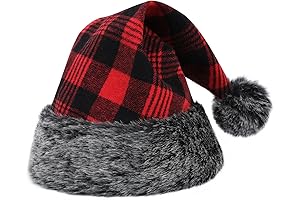 Personalized Santa Hat: Super Soft Festive Holiday Hat for Unisex