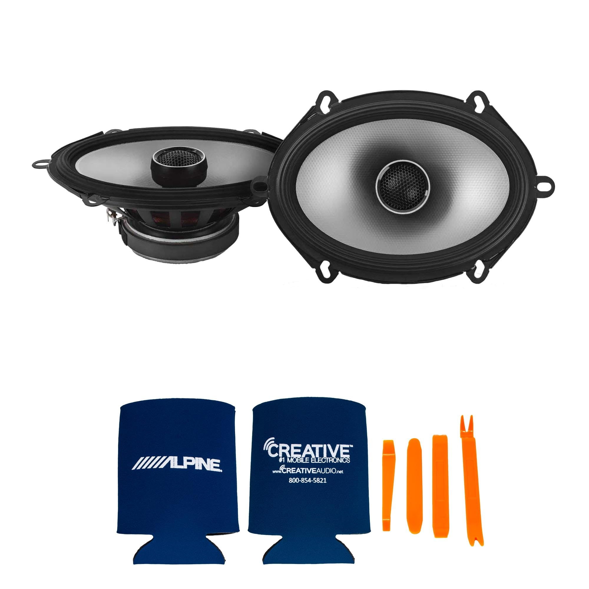 スイレン PSA8 Amazon.com: Alpine 2 Pairs S2-S68 5x7 Type S Coax Speakers with 2