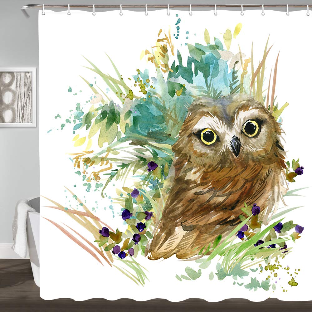 Owl Shower Curtains Curtains & Drapes