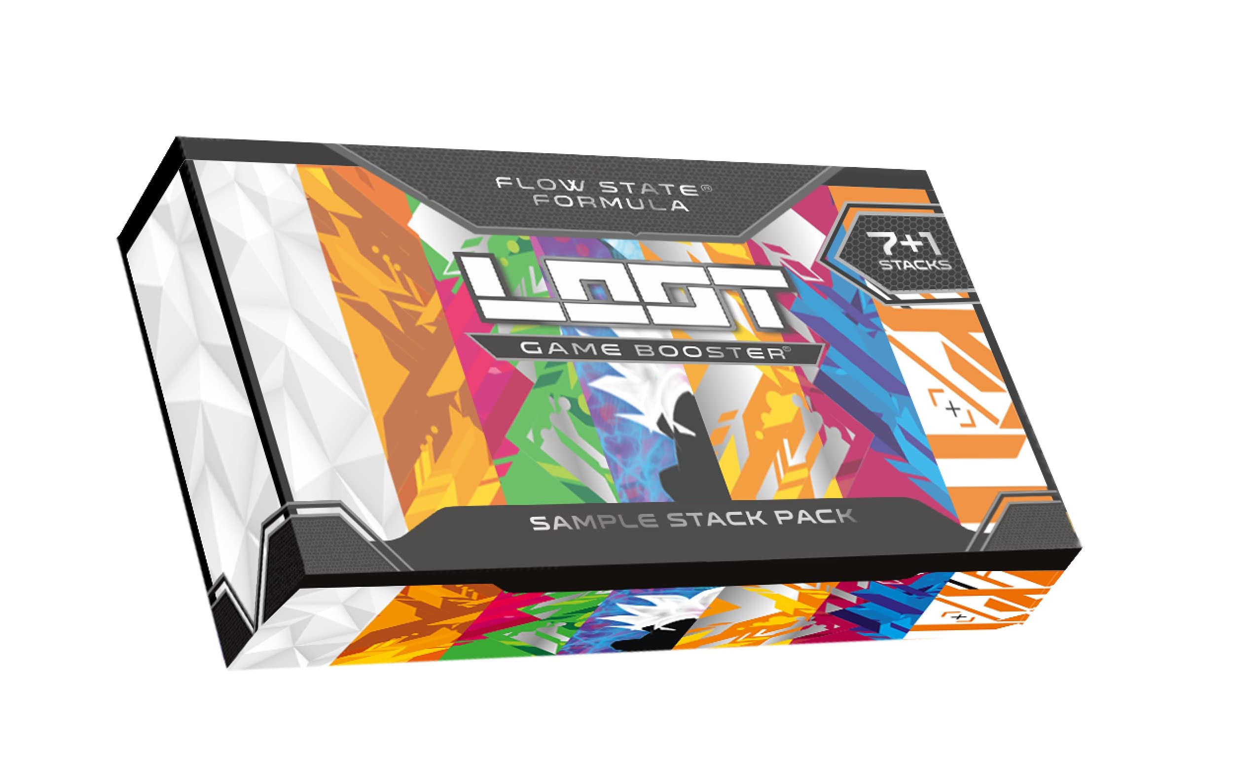 LOOT® - 7+1 Stack Pack | Game Booster 8 x 8 g | 1 sample per flavour | Concentration - Endurance - Response | Energy Drink | Find your favourite taste