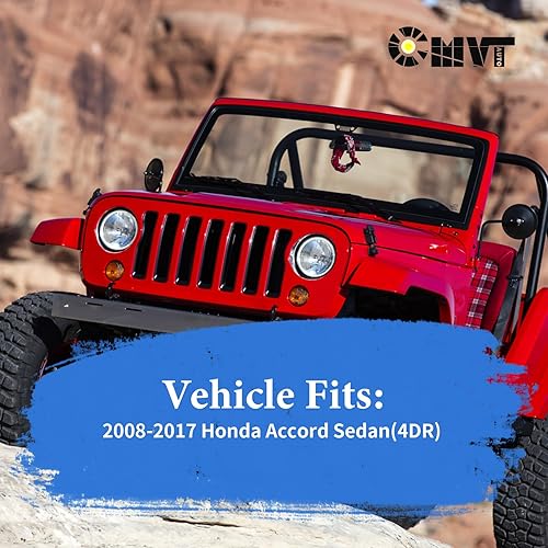 Miniatura 137 de Viseras de ventana para Toyota Camry 2007-2011, protectores de lluvia, deflector de ventilación, sombra humo oscuro 07 2008 2009 2010 11, con cinta