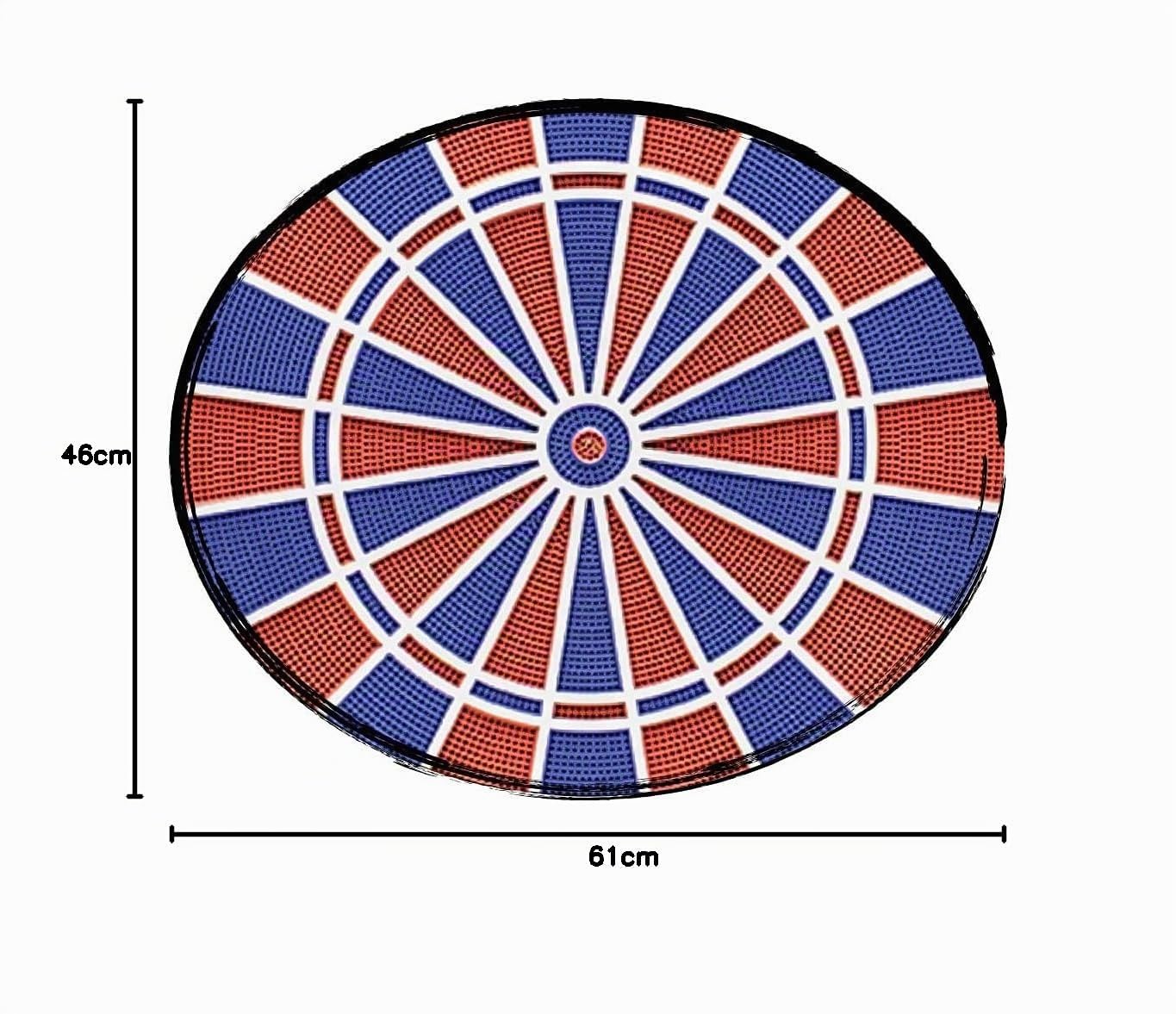 Carromco Topaz-901 Cible électronique Souple, système à 2 Trous, 40 Jeux et 761 Variantes, Cricket, Bloc d'alimentation Inclus