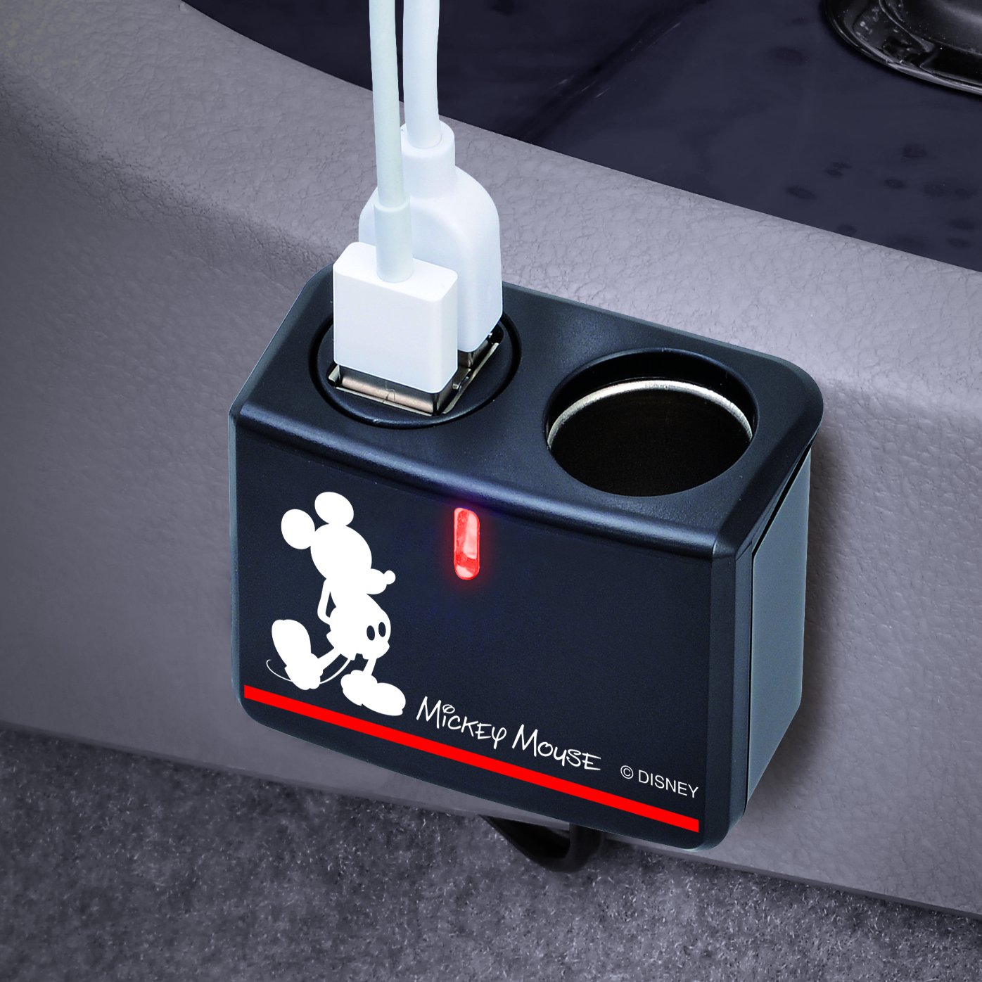 専用　DWE Amazon | セイワ(SEIWA)ディズニー イルミソケット+USB ミッキー