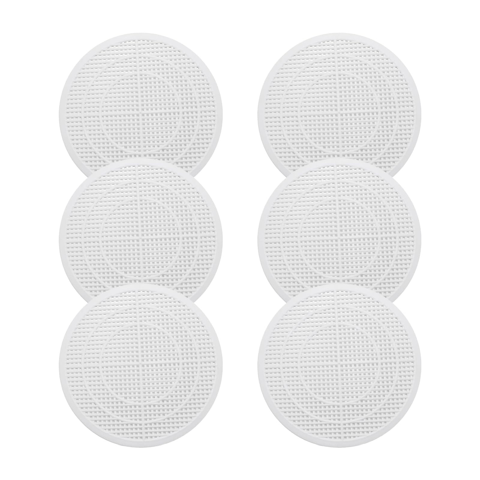 6Pcs Bathroom Shower Drain Hair Filter Cover Kitchen Sink Strainer Showers Drains Hair Outlet Bathroom Sink & Bathtub Drain Strainers