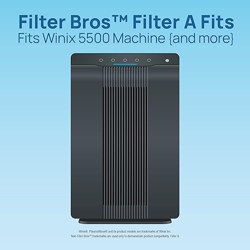 Miniatura 3 de Filtro Bros 115115 Filtro HEPA de repuesto A para Winix Plasmawave 5500-2 5300-2
