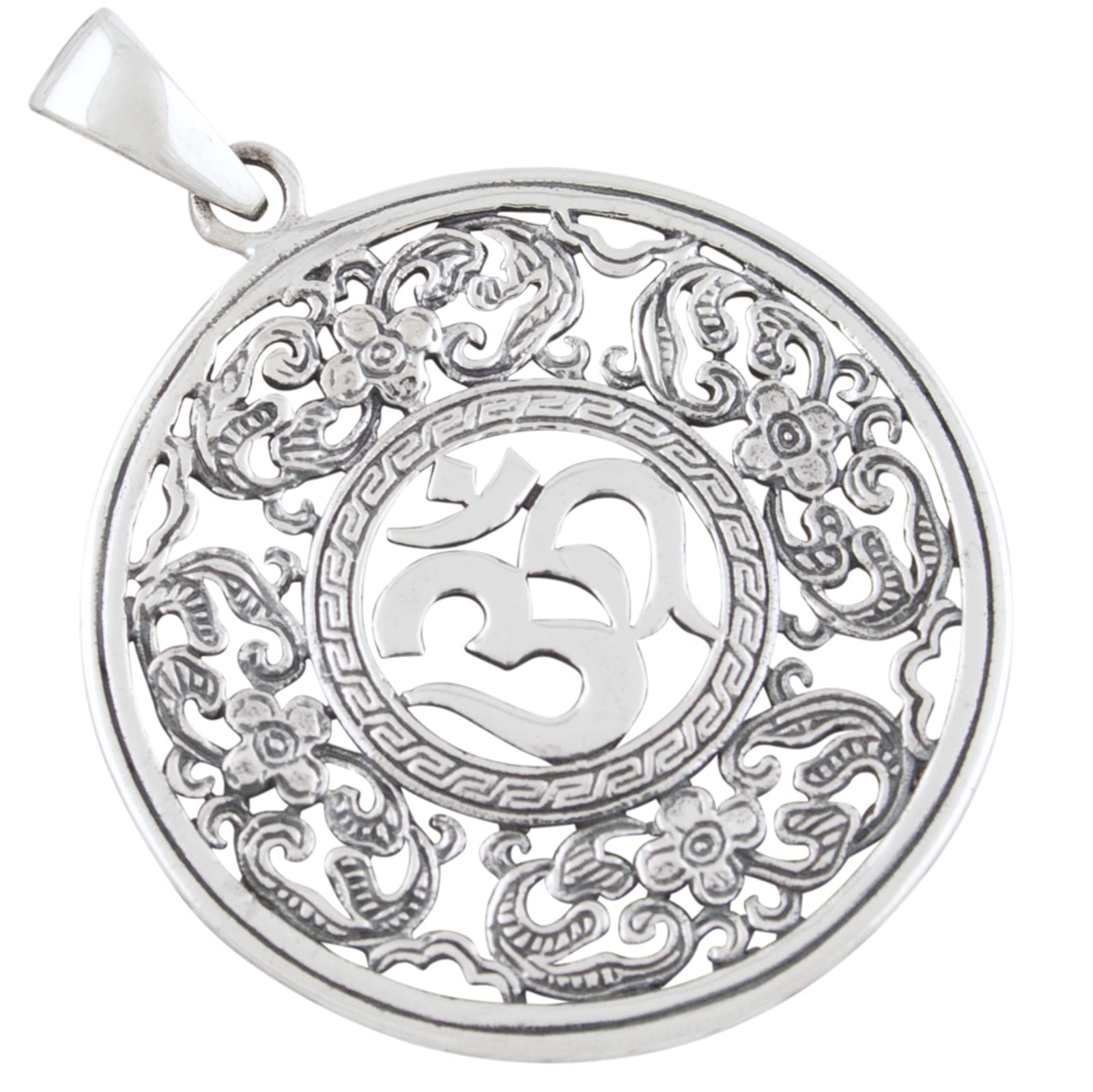 AFP Anhänger Aum Om Meditation 925 Sterling Silber AS-633