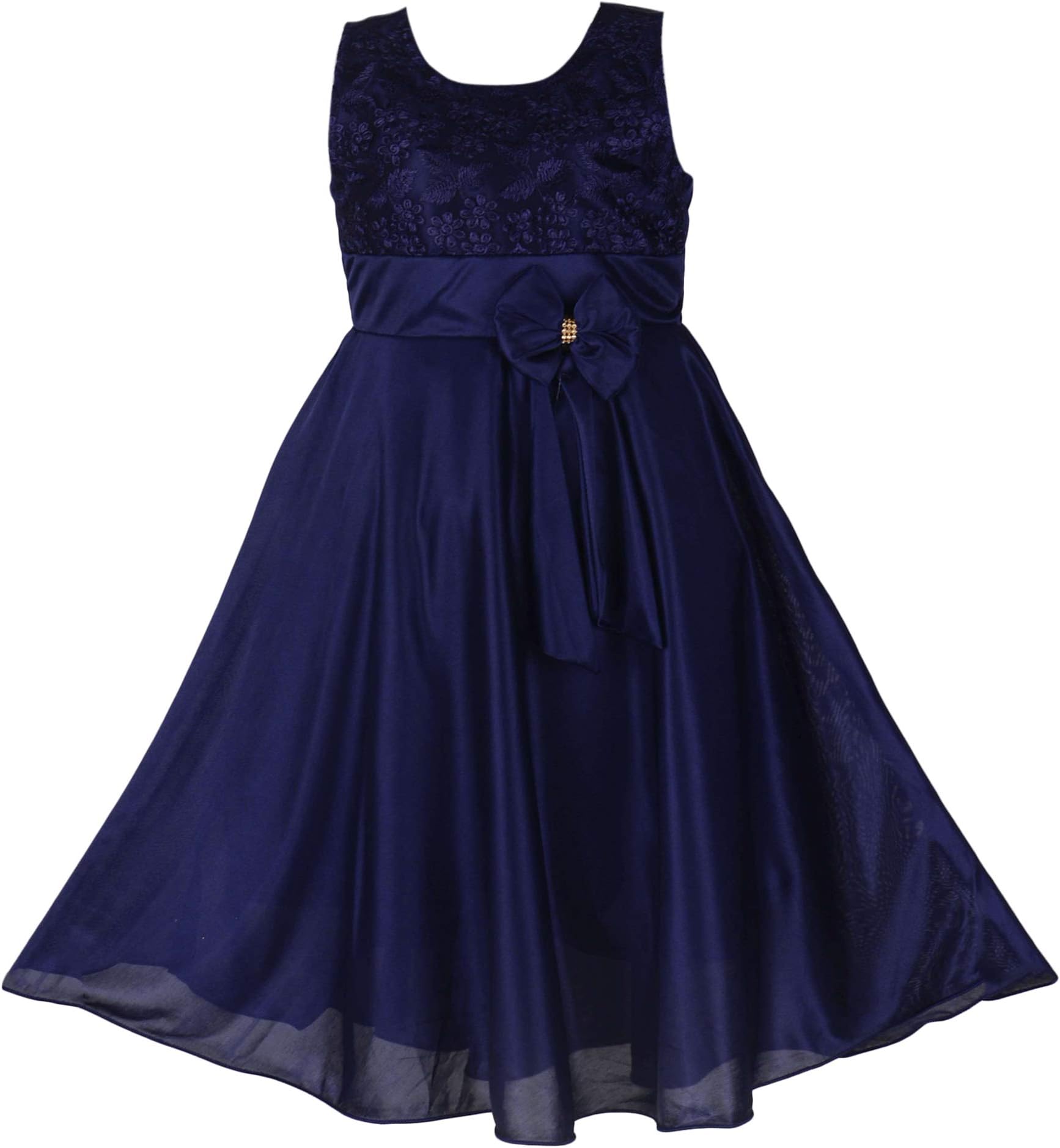 Girl's Column Midi Dress