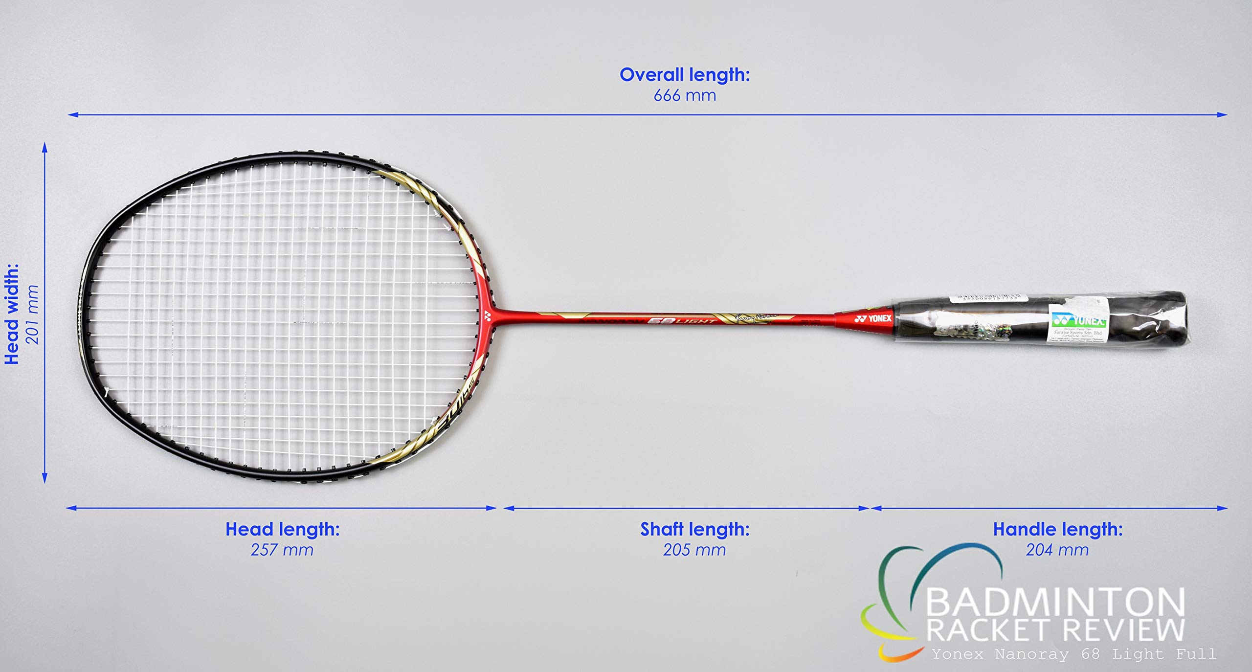 Amazon | YONEX ナノレイ68 ライトルディハートノシリーズ NR