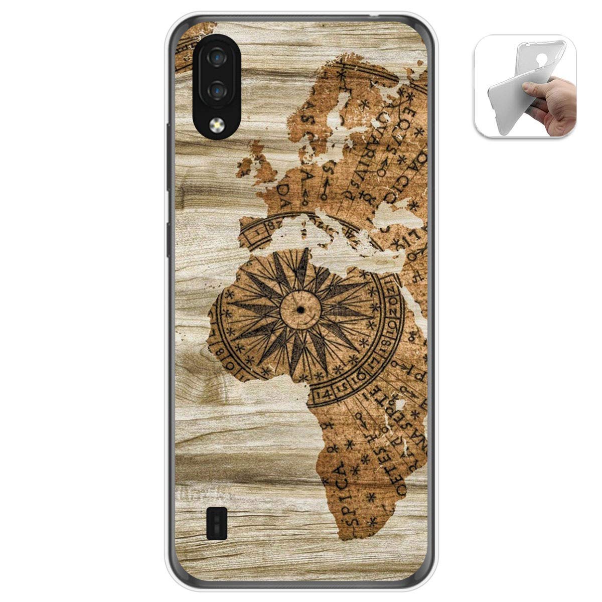 Cover Gel TPU per ZTE Blade A5 2020 Disegno Astratto Disegni