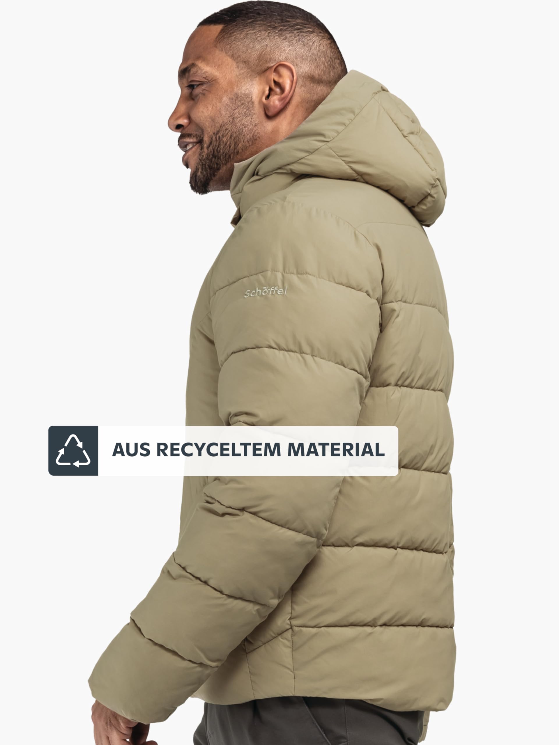 Schöffel Herren Ins Jacket Style Lodos MNS, leichte Steppjacke mit hoher Wärmeleistung, bequeme, warme Winterjacke mit Kapuze und hochschließendem Kragen