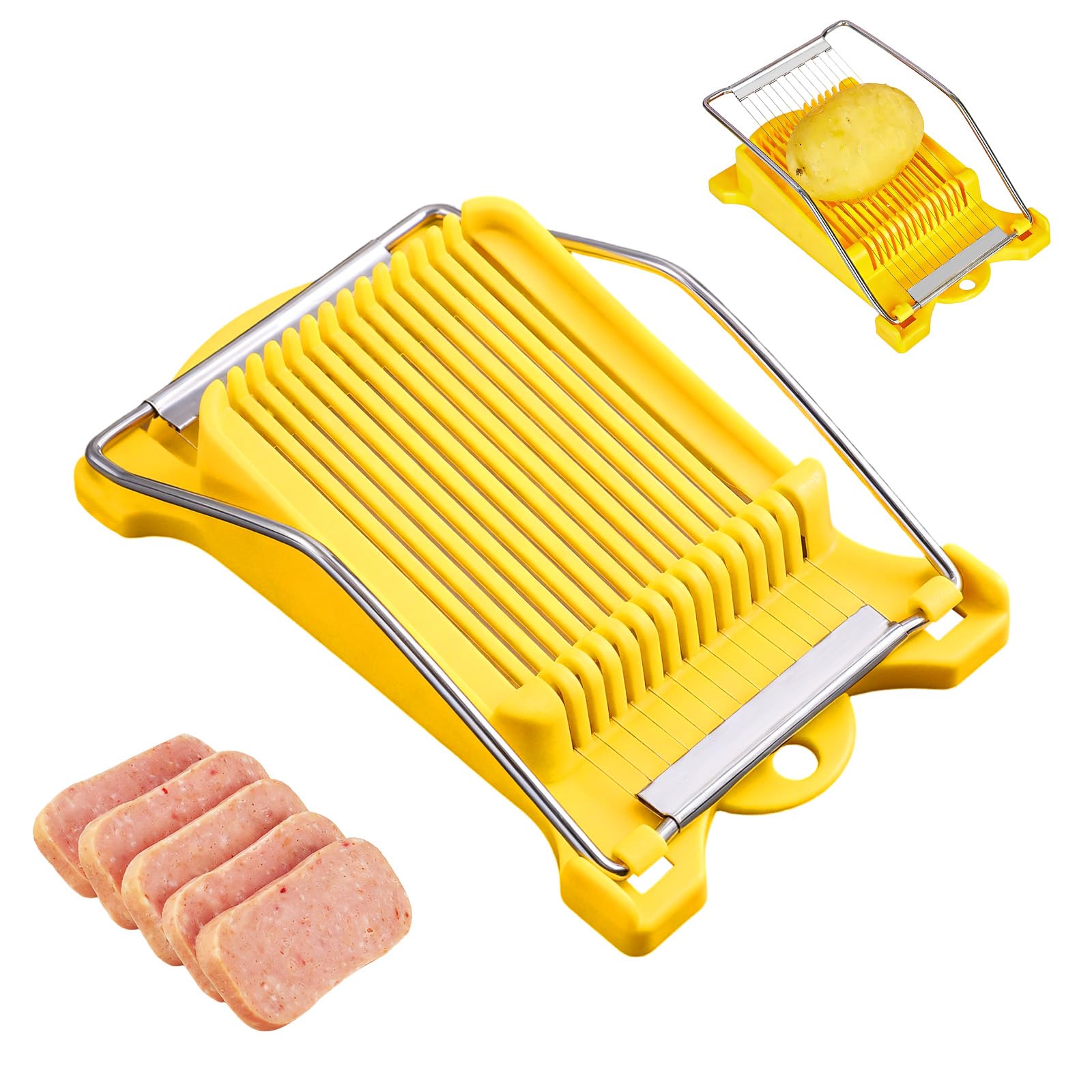 Trancheuse à viande robuste pour couper les œufs et les bananes sans effort