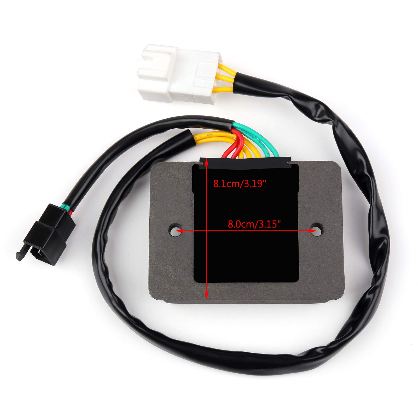 Topteng Regolatore di Tensione raddrizzatore B043488 per Aprilia RSV4 1000 Factory 2011-2017, RSV4 1000 APRC R ABS 2013-2014, RSV4 1000RR 2015-2017, RSV 1100 Tuono V4 RR 2015-2017