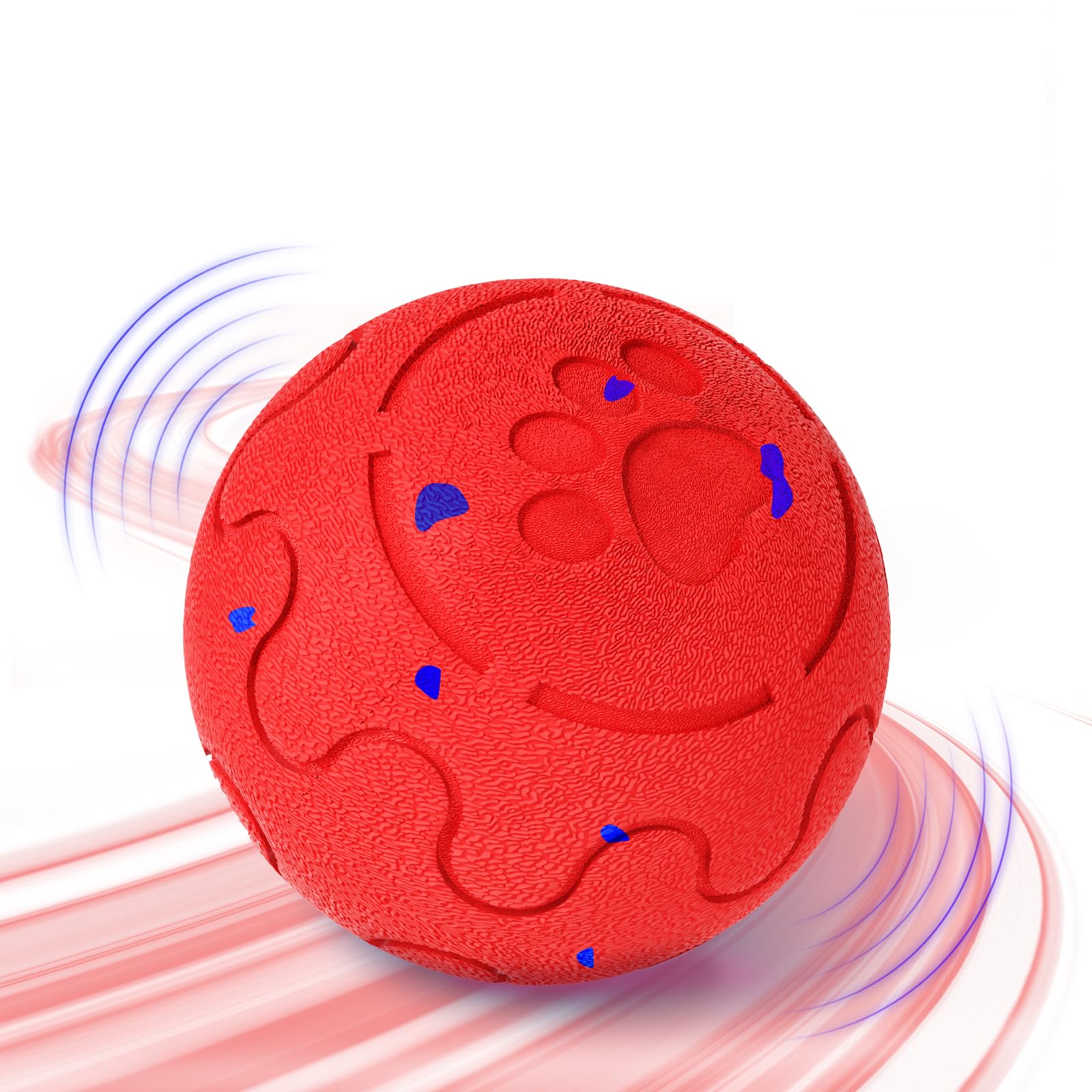 Interactive Dog Ball Toy, Smart Dog Toy for Medium and Large Dogs, Automatic Moving Rotating &amp; Bouncing Ball, Durable E-TPU Material, IP54 Waterproof, Motion-Activated Dog Toy for Active Dogs