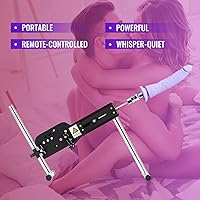 Vista 7 de SENSUA Máquina sexual con consolador de empuje con control remoto, ametralladora automática de empuje para masaje sexual anal vaginal, juguete