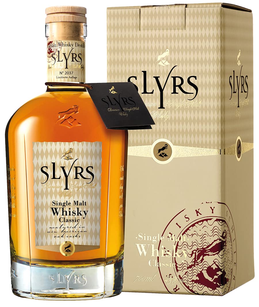 Slyrs Classic | Bavarian Singe Malt Whisky | 0,7l. Flasche in Geschenkpackung