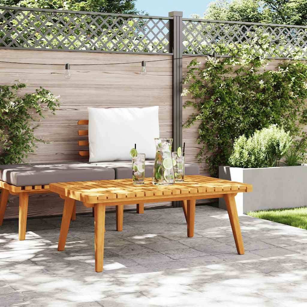 vidaXL - Garten-Couchtisch 90×55×35 cm Massivholz Akazie