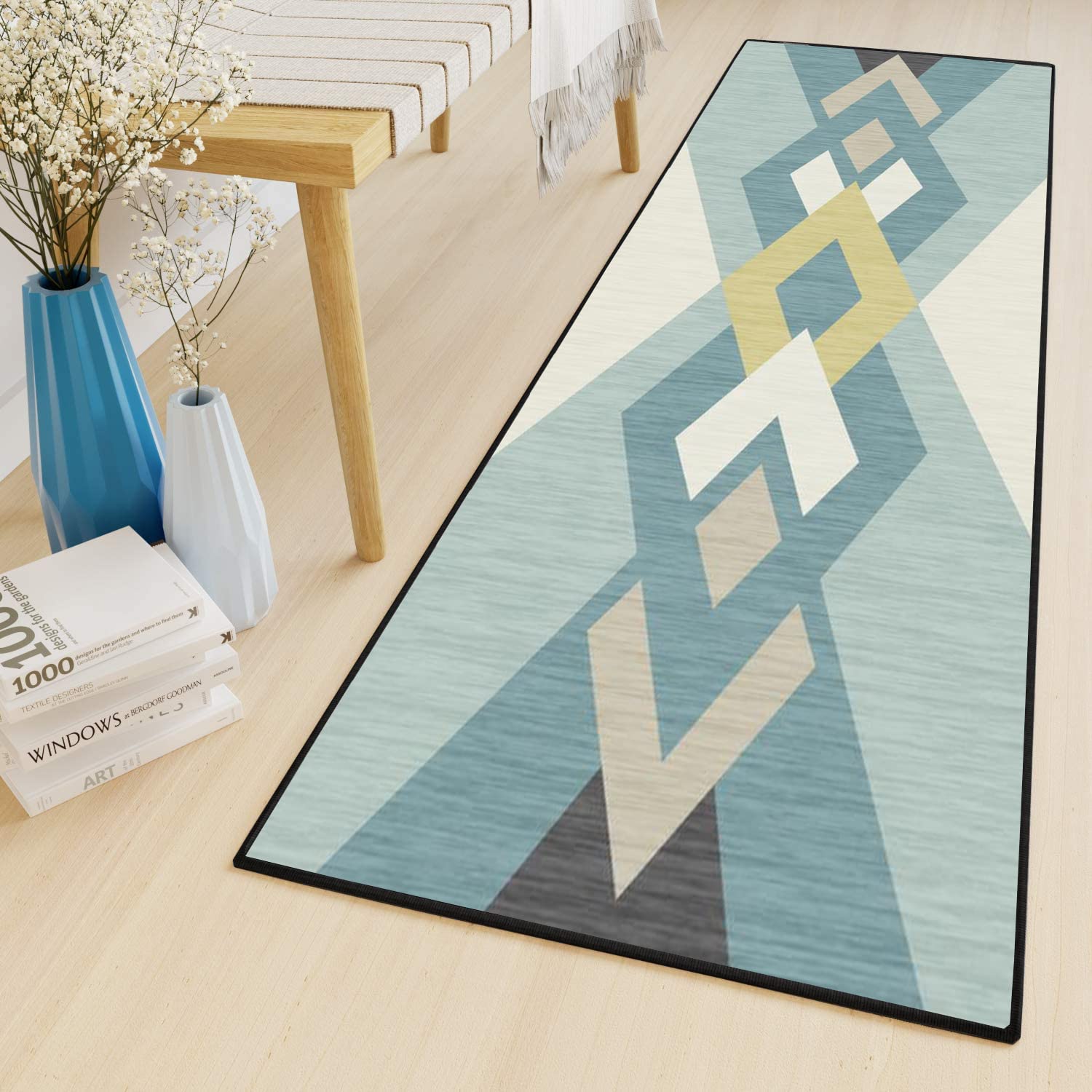 Générique Tapis de lit en Laine, qualité supérieure, Tapis à Poils Longs, Facile d'entretien, pour Chambre, Salle à Manger, Couloir - 40x500cm