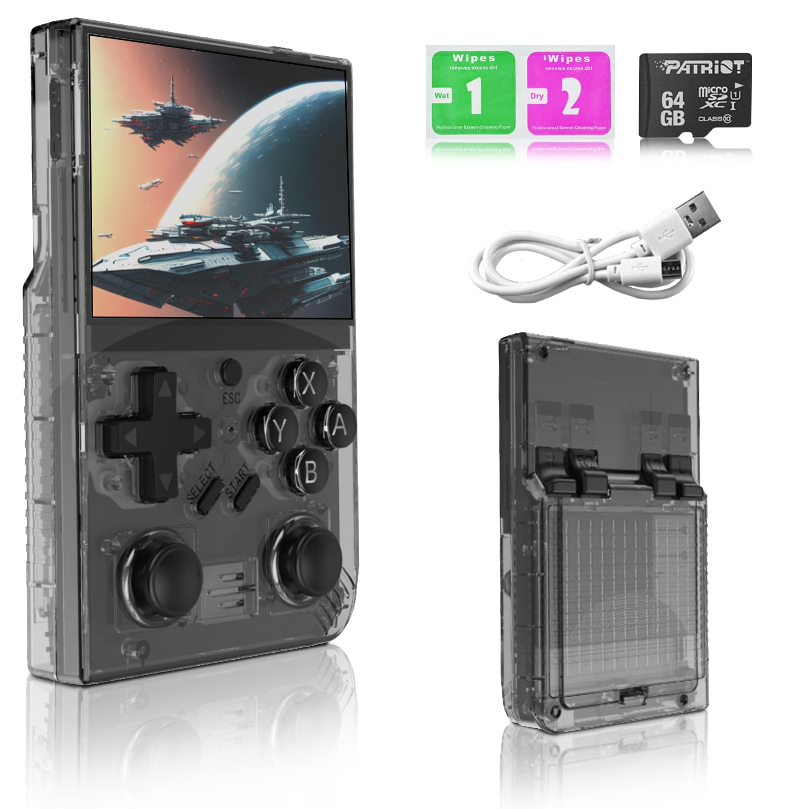 Amazon.co.jp: DR35PLUS ハンドヘルドレトロゲームコンソール