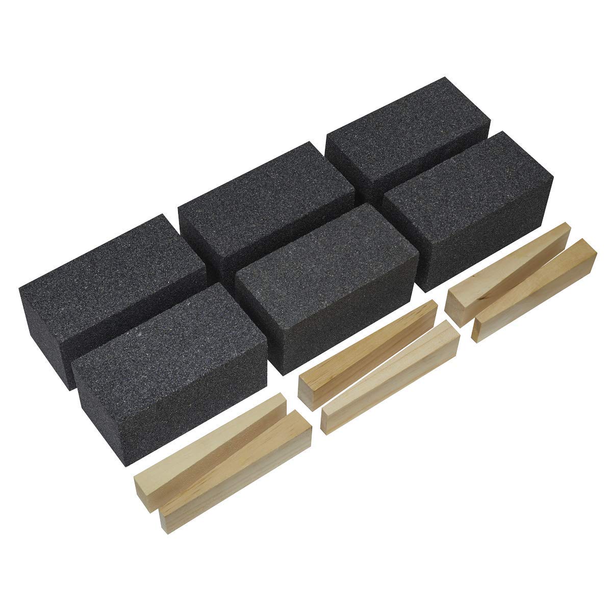 Worksafe FGB24 50 x 50 x 100mm Floor Grinding Block 24Grit - Pack of 6