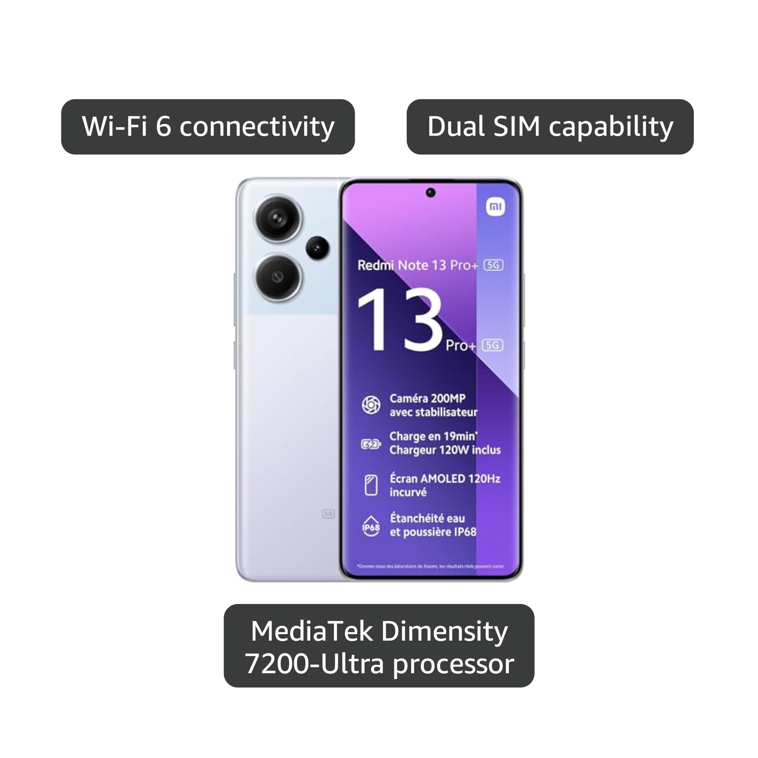 スマートフォン本体 Xiaomi Redmi Note 13 Pro+ 5G 8GB/256GB Amazon.com: Xiaomi Redmi Note 13 PRO+ 5G (256GB + 8GB) 6.67