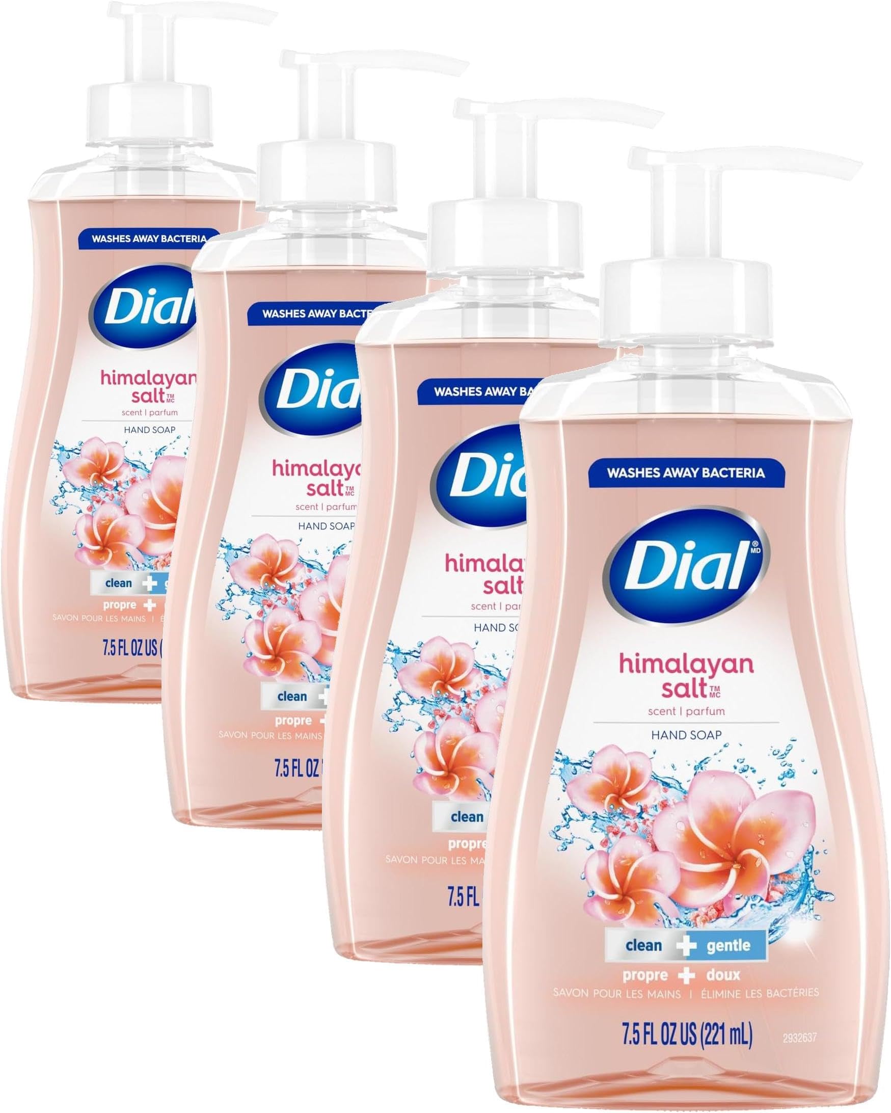 Liquid Hand Soap, Himalayan Salt, 7.5 fl oz (Pack of 4)