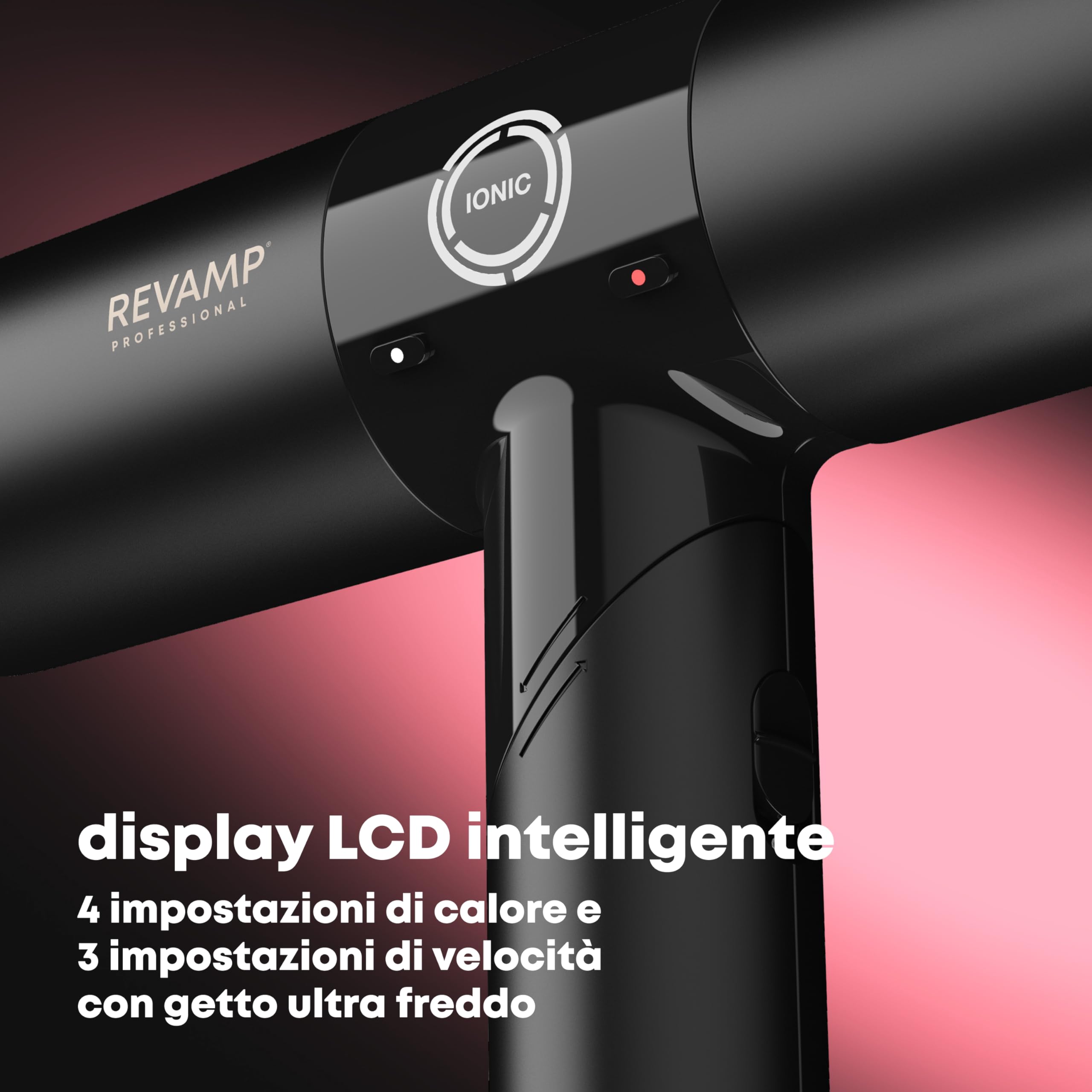 REVAMP Enigma Revelation Asciugacapelli Ionico - Motore Digitale