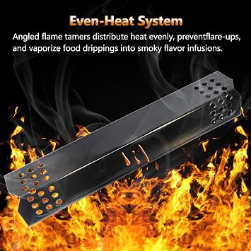 Bigbox Set of Four Heat Tents for Grillmaster Replacement Parts for 720-0697,720-0737, 14 9/16