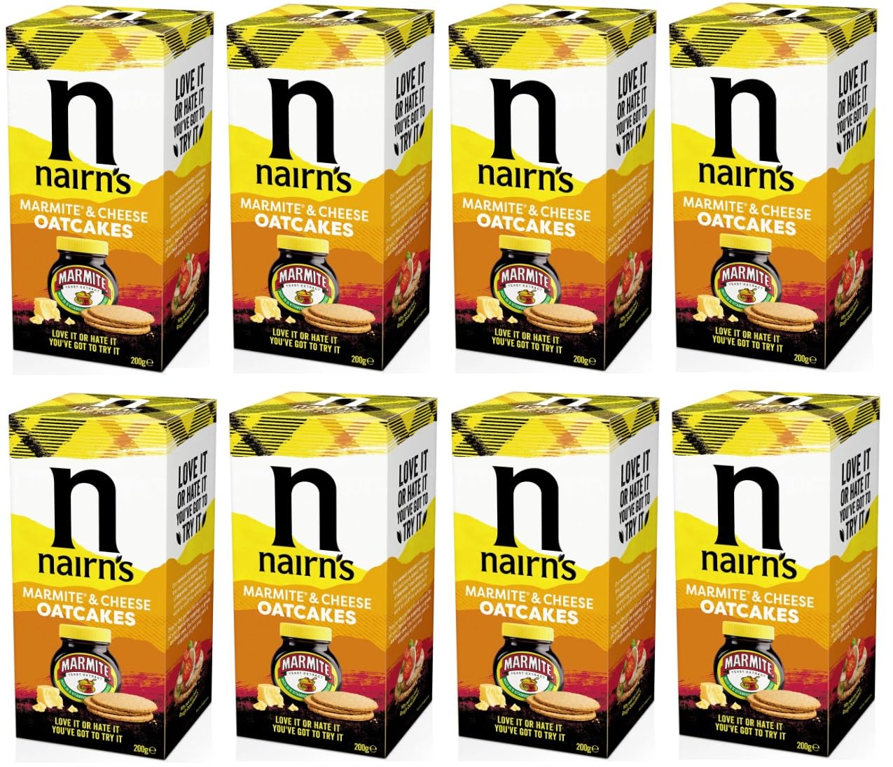 Nairn's Cheese Oatcakes 200g (pack Of 3) - Healthy Snacks 1 Oat Cakes Scotland Nairn's Cheese Oatcakes 200g British Online British Essentials English Fruit Cakes Gluten Free Cheese Biscuits