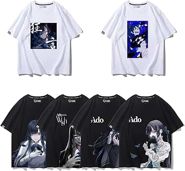 Amazon.co.jp: [すばらしい] Ado アド Tシャツ 半袖 アイドル歌手 応援