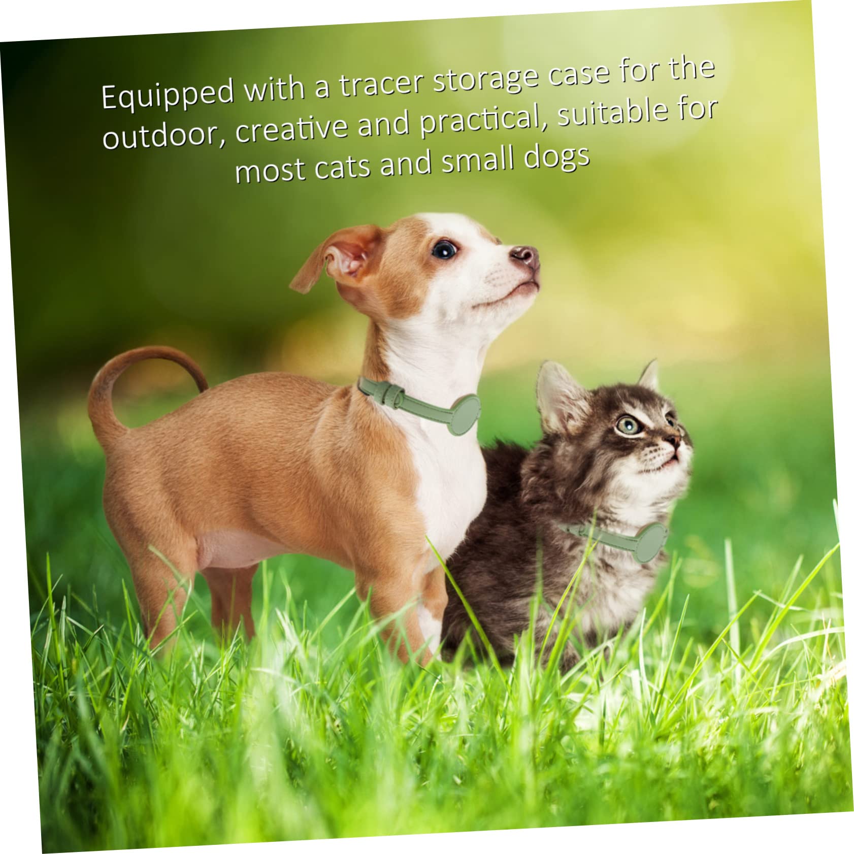 ABOOFAN 5st Pet-pu-Kragen Welpenhalsband Welpenhalsbänder Für Kleine Welpen Zubehör Für Katzenhalsbänder Für Neugeborene Welpen Sicherheitshalsband Für Katzen Haustier Tracker