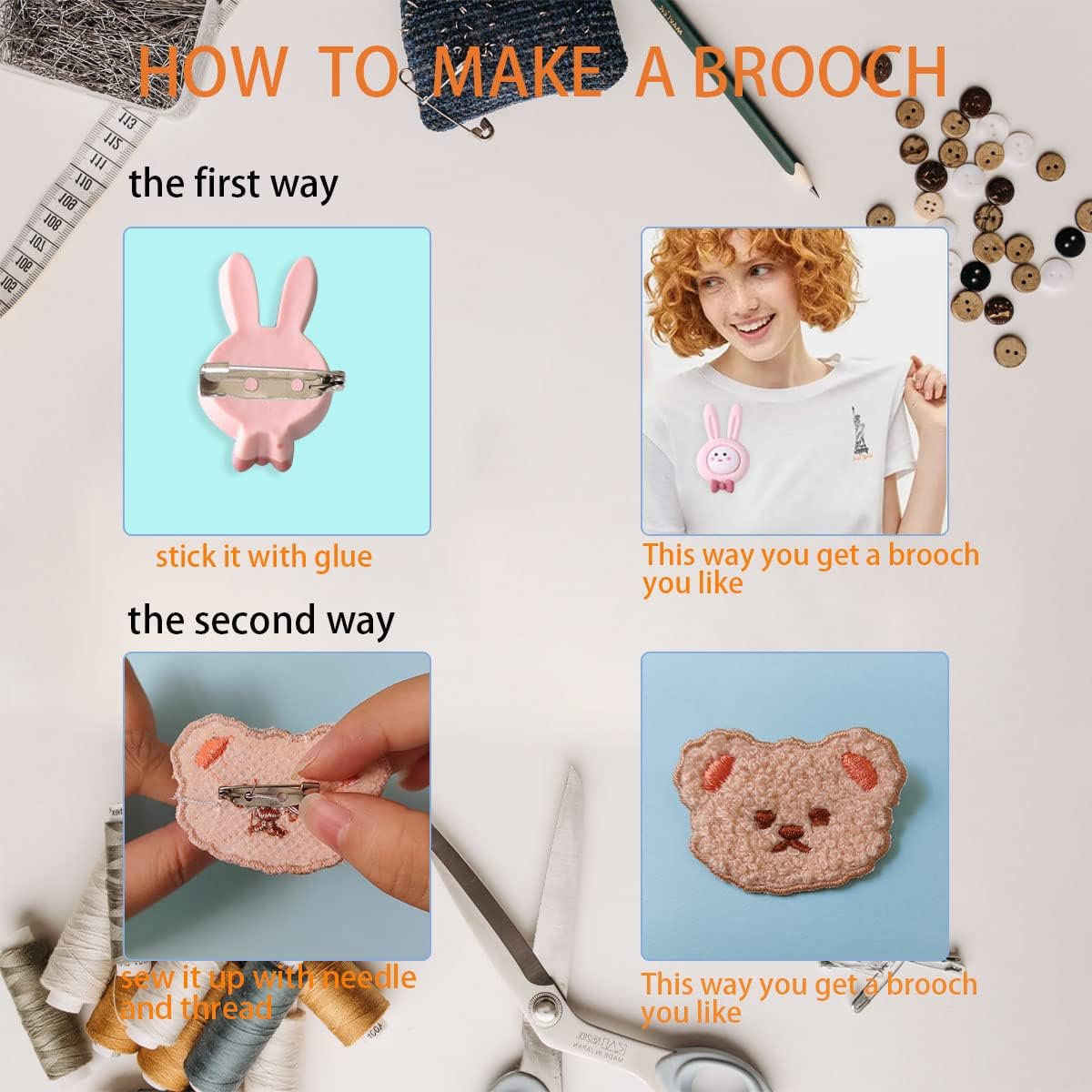 100 Pcs Locking Pins Backs Safety Clasp Brooch, Silver Brooch Clasp Pin, Backs Safety Clasp, for Name Tags Jewelry Making and DIY Crafts (25MM)