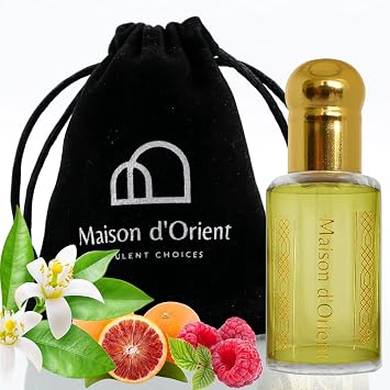 Maison dOrient Mysteek 12 mL Perfume Oil for Women in Traditional Attar Style Cologne. Great Gift Party Favor and Pocket Size Body Oil Alcohol Free, Long Lasting, Compliment Magnet
