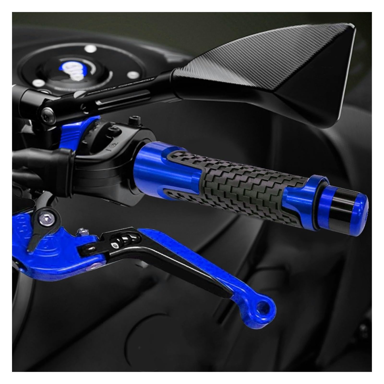 Kit leva di ricambio Per YAMAHA TMAX560 TECH MAX TMAX 560 ABS DX TMAX530 SX TMAX 530 DX Moto Leva Frizione Freno Manubrio Manopole Estremità(Black)