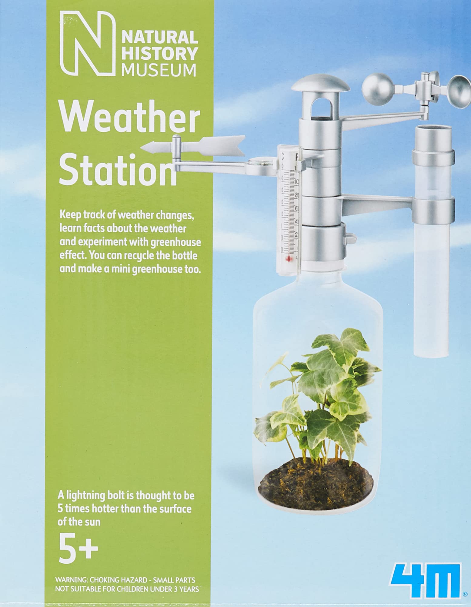Natural History Museum | Weather Station | Science Kit for Kids | STEM | Suitable for Ages 5+ | Learn About the Weather