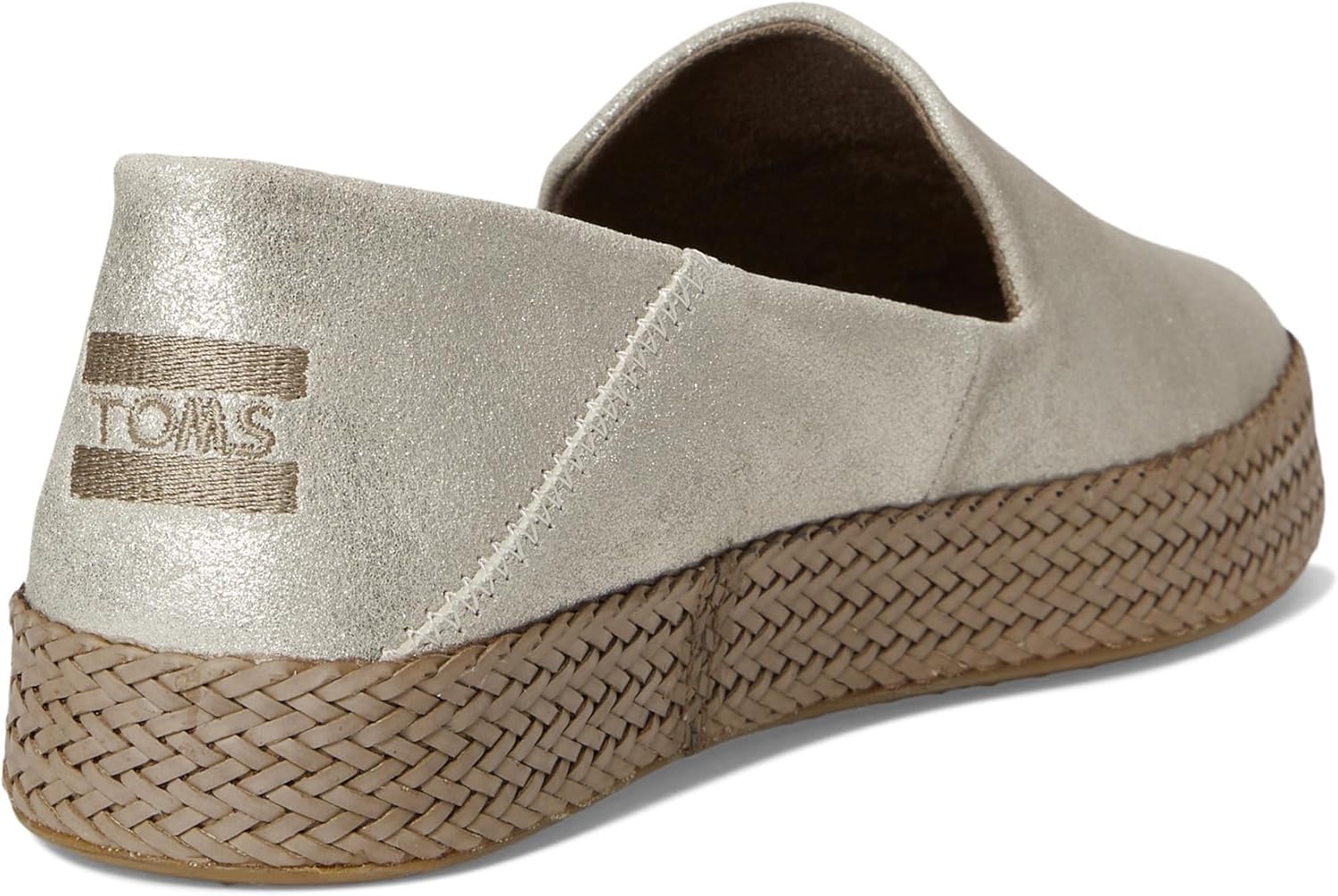 TOMS Womens Carolina Slip On Espadrille Flats Casual - Pink - Image 9