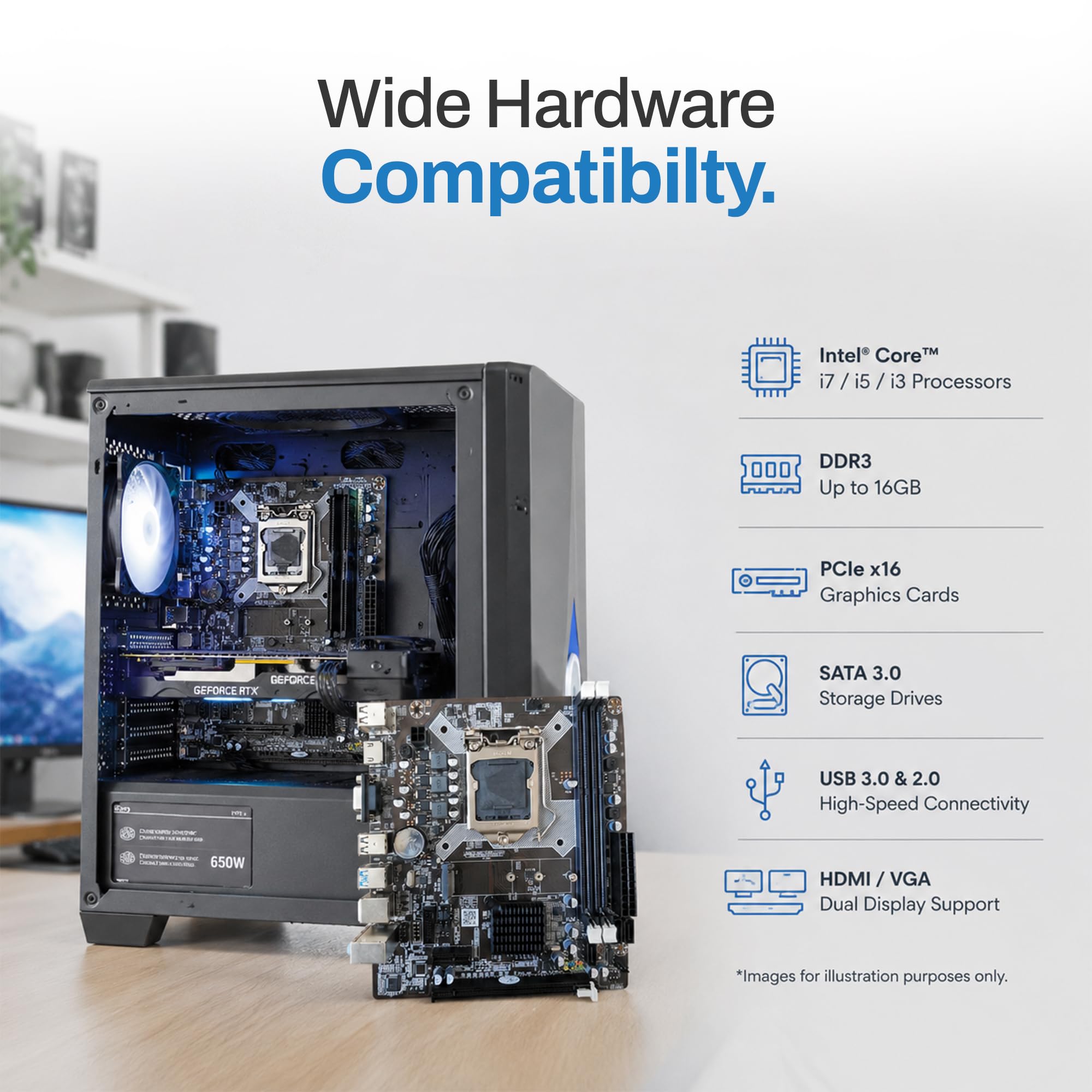 EVM H81 Micro-ATX Motherboard - LGA 1150 -7