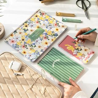 PAPERORA A4 Haftalık Ve Günlük 3’lü Masaüstü Süresiz Planlayıcı Set – Çiçekler