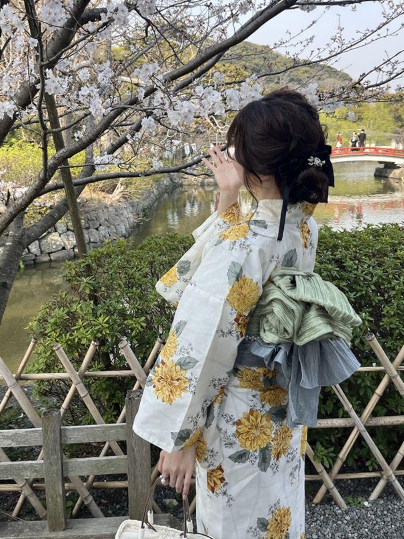 GRL ダリア浴衣フルセット パールビジューベルト 着物着付けセット GRL浴衣】これは褒められる！人気の4着正直レビュー💕1人で着