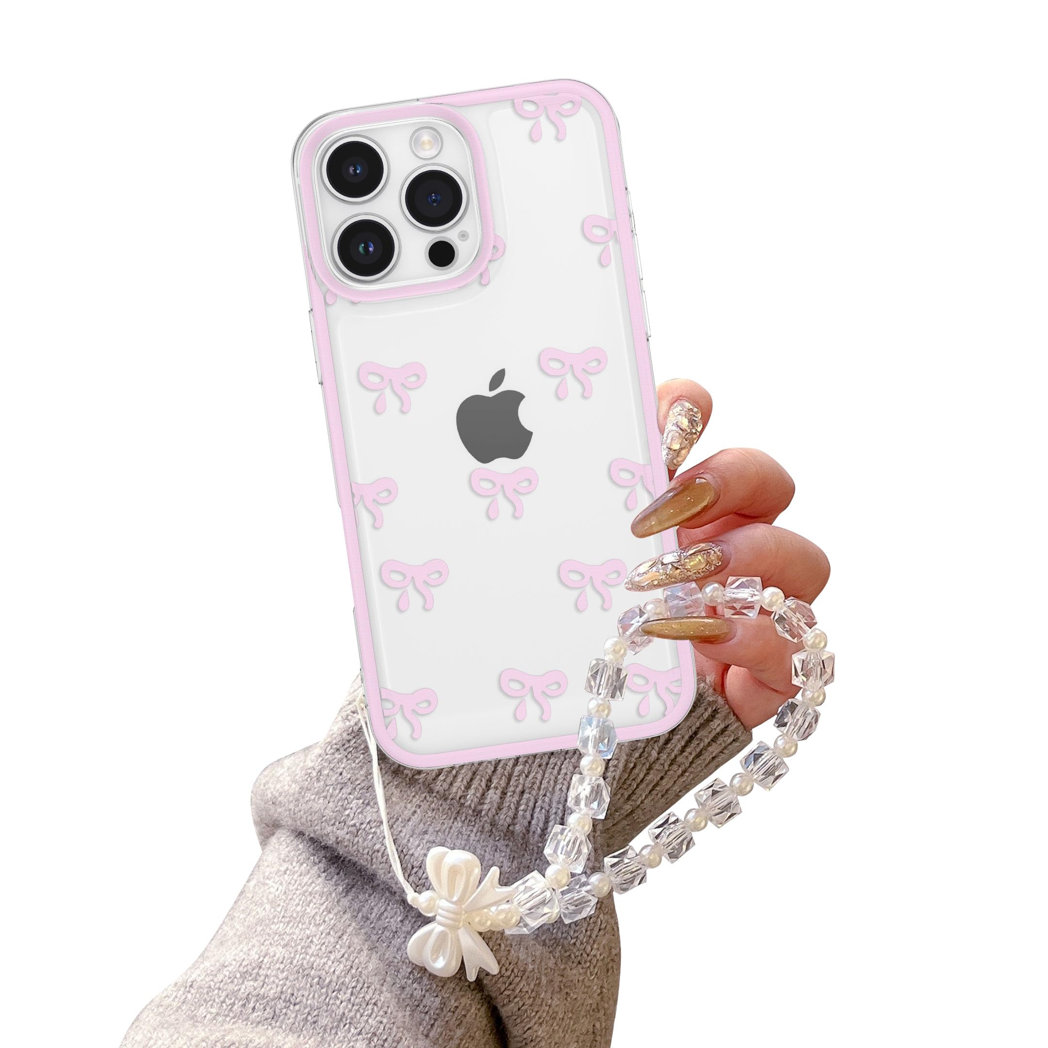 iPhoneアクセサリー iPhone 16promax Amazon.com: AuroiCCY for iPhone 16 Pro Max Case with Beaded