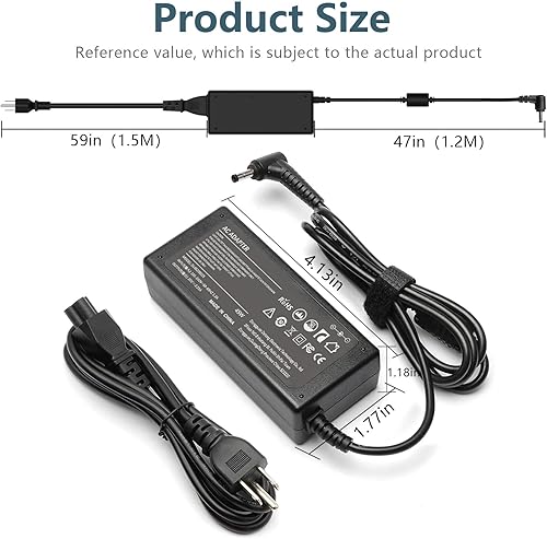 Miniatura 6 de Adaptador de CA de 45 W, 20 V, 2,25 A, cargador para portátil compatible con Lenovo Thinkpad