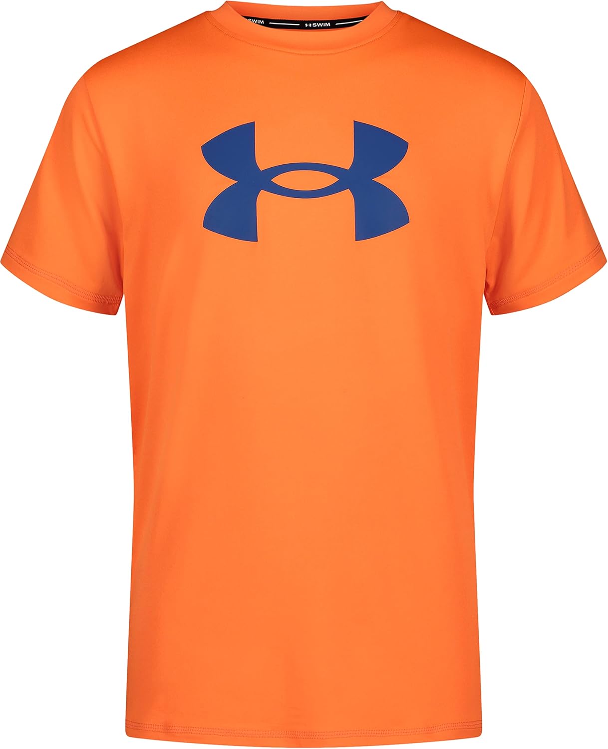 Under Armour boys Short Sleeve Rashguard, Salt-resistant Swim Shirt, Built-in Upf 40+ Sun Protection