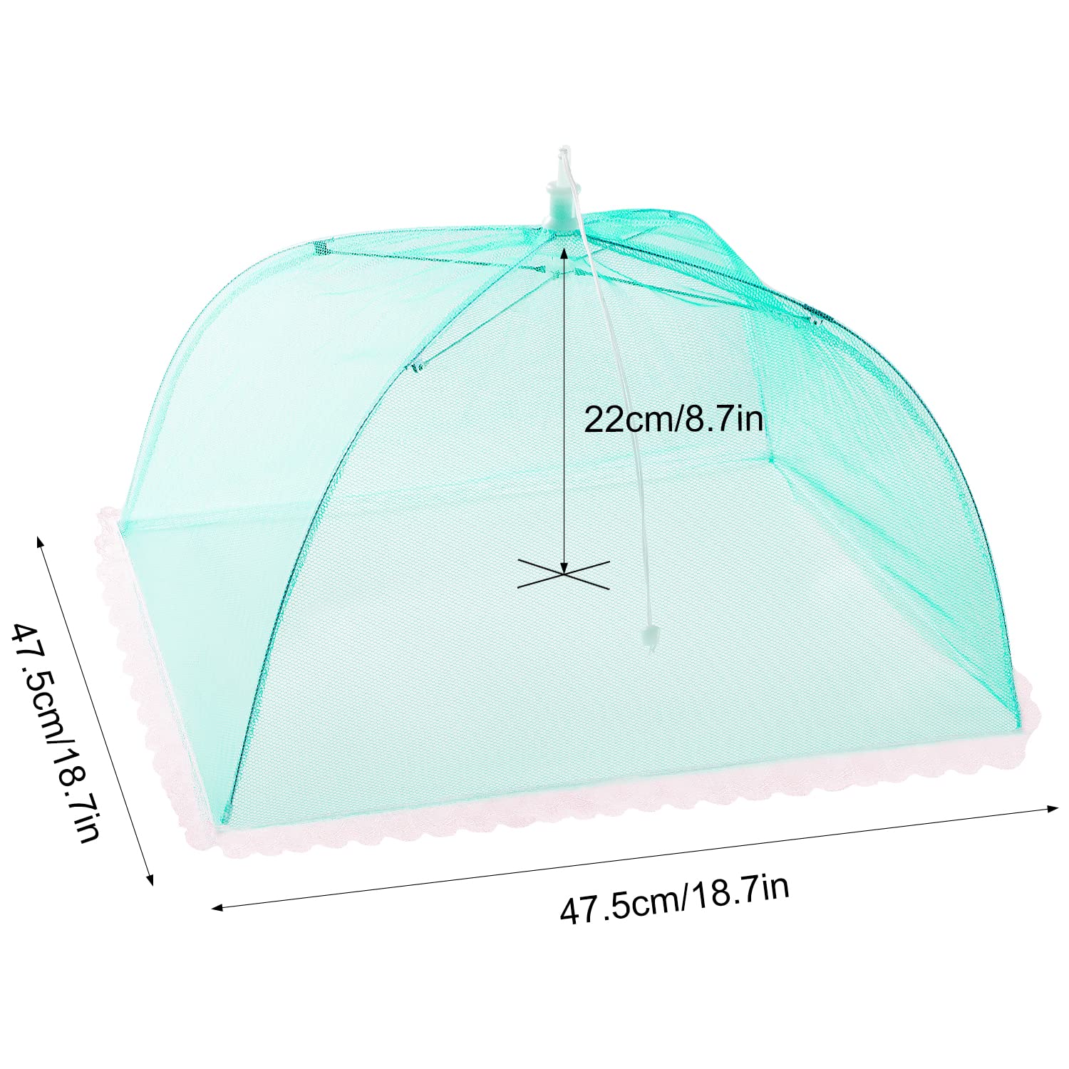 Grand écran De Maille Pop-Up 1 PC | Couverture De Nourriture Pop Up Ecran De Maille Protection Des Aliments Tente Dome Filet De Protection Parapluie Protection De Nourriture De Pique Nique