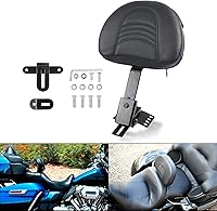 Vista 2 de Respaldo de conductor ajustable para motos con acoplamiento Compatible con para Harley Touring Road King Street Glide Road Glide Electra Glide
