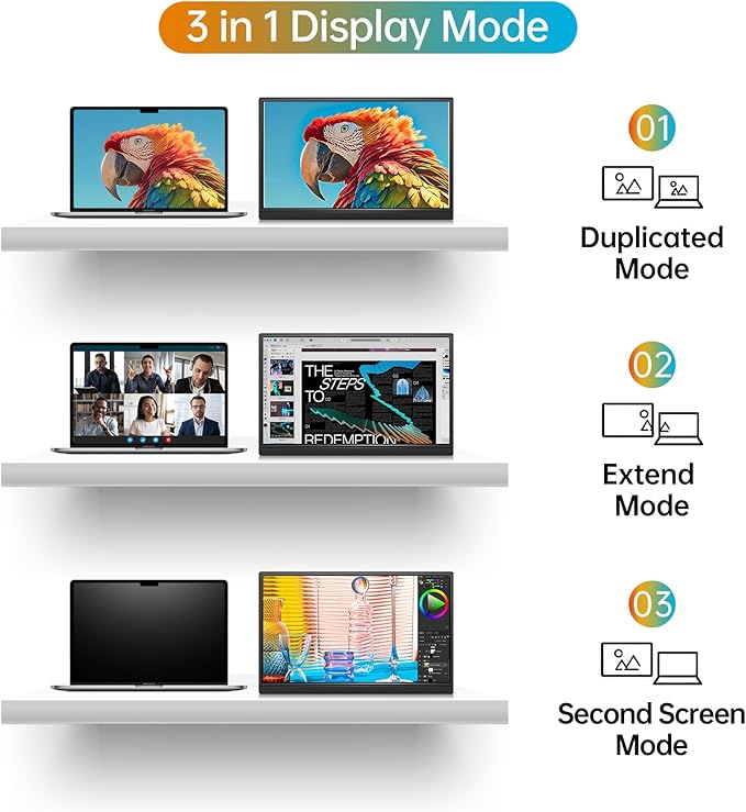 Monitor Portátil 16 Pulgadas FHD IPS miniatura 7