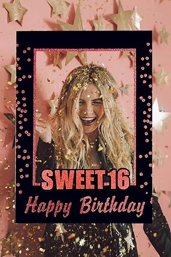 Miniatura 4 de LaVenty Marco de fotos para fiesta de cumpleaños número 16, color oro rosa