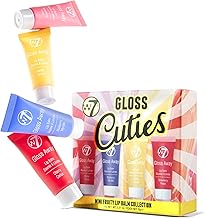 W7 Gloss Cuties - Mini Fruity Lip Balm Collection - Hydrating & Tinted Lip Balms - Stocking Filler