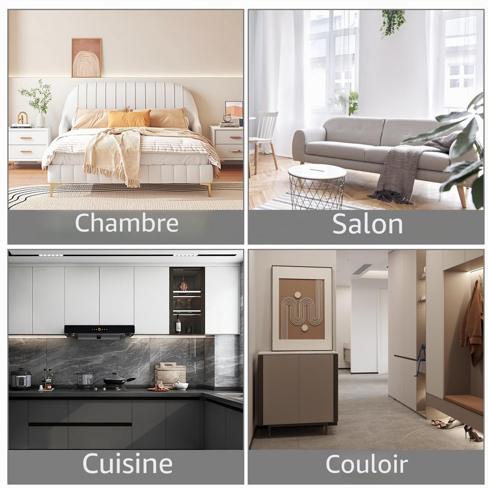 Lot de 40 revêtements de sol en PVC - 30 x 30 cm - Carreaux adhésifs - 3,6 m² - Sol en vinyle - Autocollant - Épaisseur : 1,3 mm - Carreaux autocollants - Gris - Pour salon, cuisine, chambre