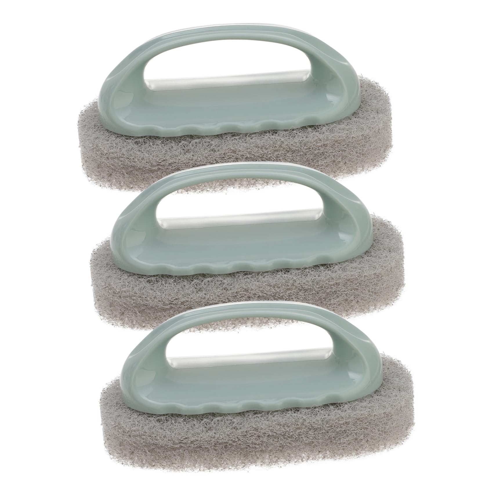 sponges， 3Pcs Kitchen Cleaning Sponge,Grout Scrubber,Pans Dish Tub Scrub Brush, and Tile(14X8Cm)