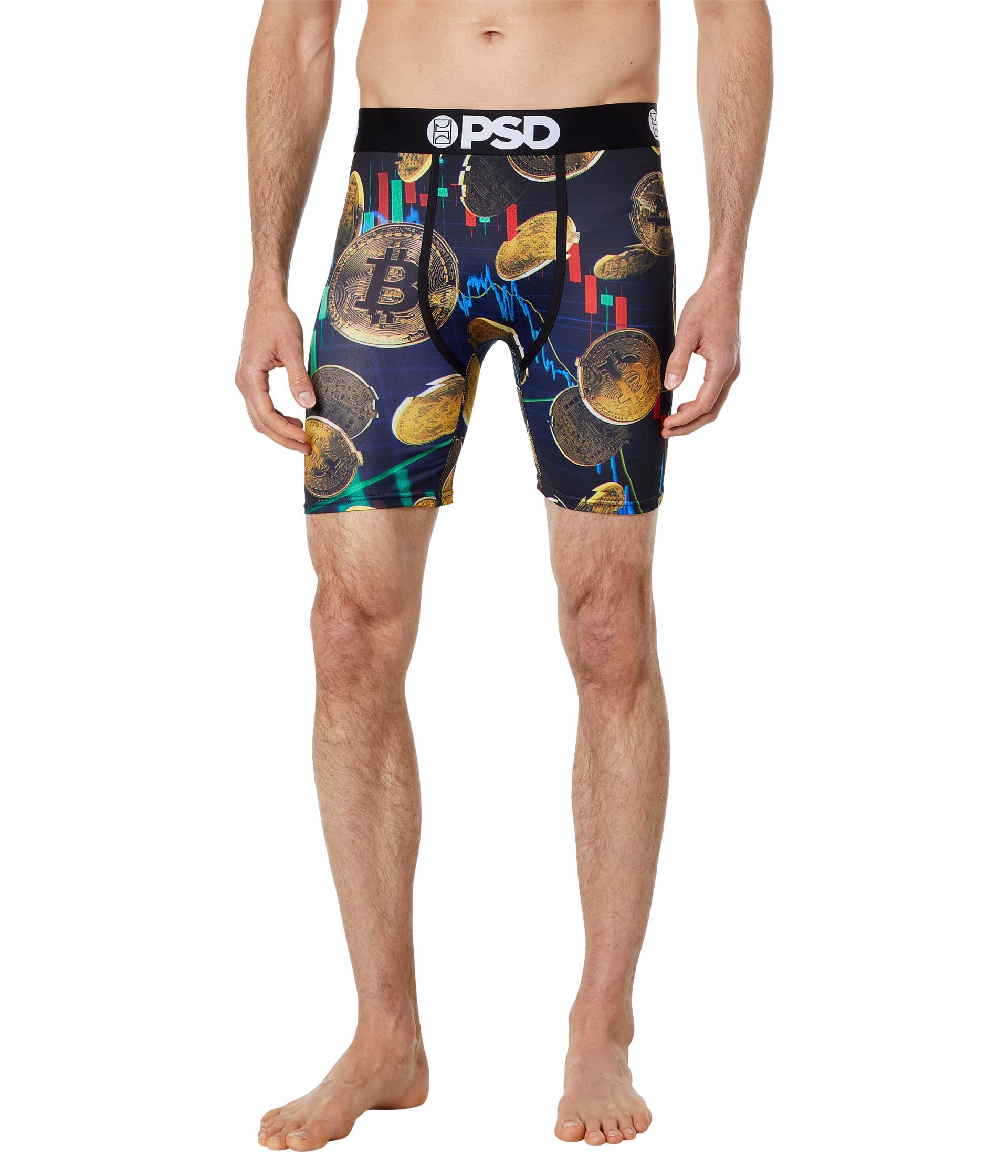 PSD Mens Crypto Moves Boxer Briefs Multi L