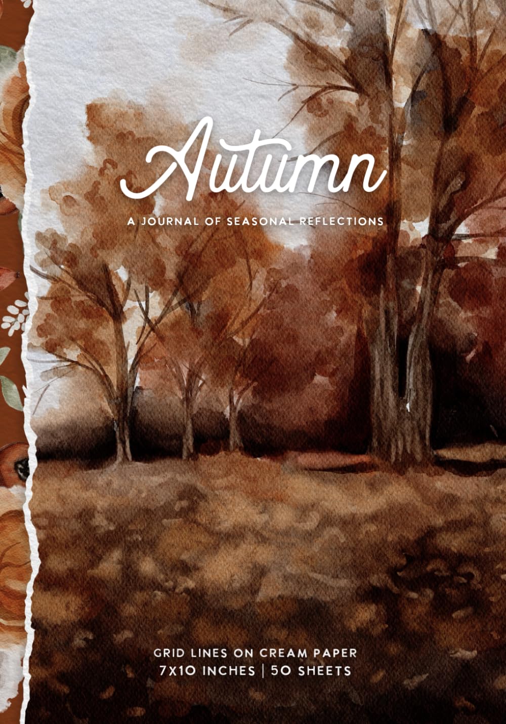 Autumn Reflections Journal: A Grid Paper Notebook for Seasonal Observations by schoolnest
